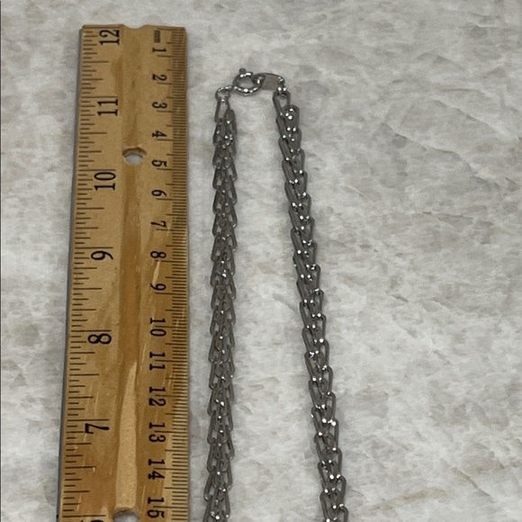 Trifari Twisted Silver Necklace - Picture 7 of 9